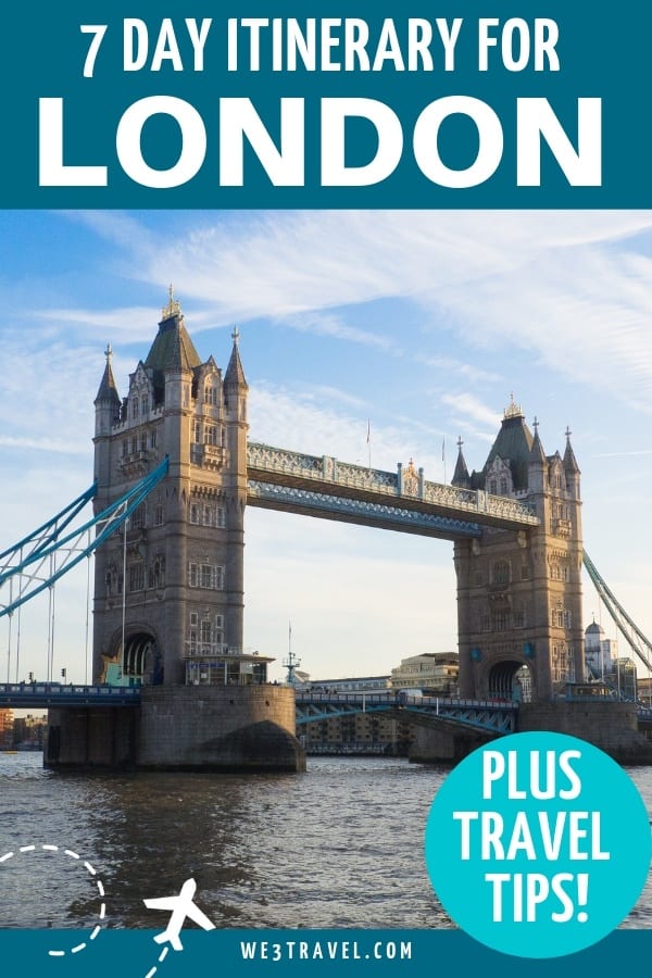 Planning London travel? Use this 7 day London itinerary to figure out where to stay, where to eat, and things to do in the city. #london 