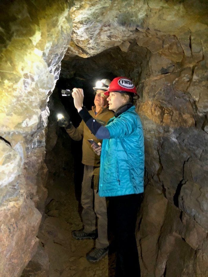 Kim and Don in copper mine