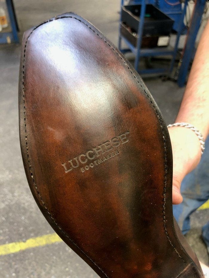 Lucchese boot sole