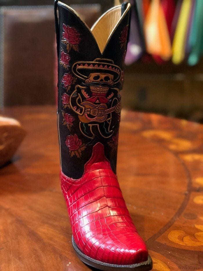 Lucchese day of the dead boot