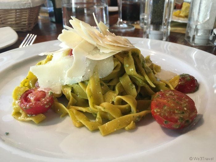 Pasta at La Bandita Townhouse in Pienza