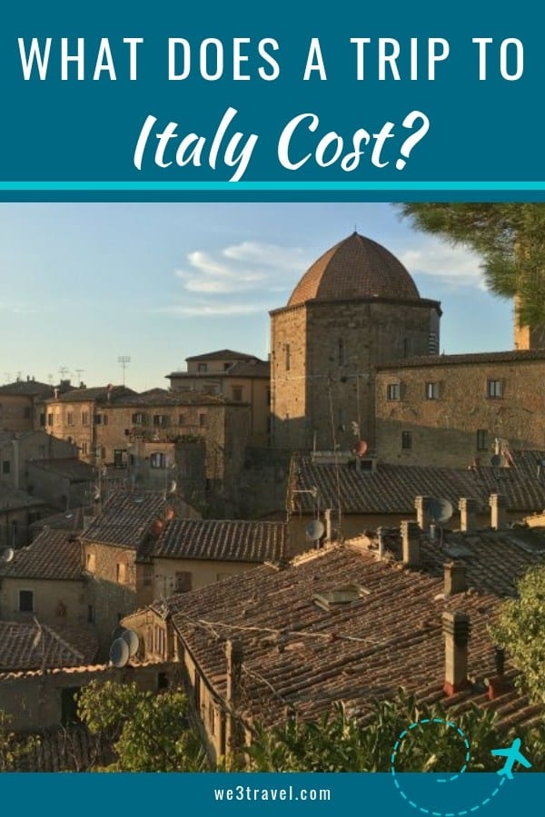 How much does a trip to Italy cost? Find out the average Italy trip budget for families including how much to expect to spend on hotels, airfare, transportation in country, food, and activities. #italy #familytravel #budgettravel