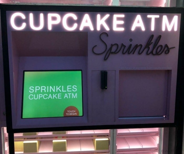 Sprinkles cupcake ATM