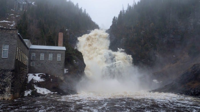 Val Jalbert waterfall