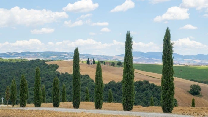 dirigindo na Toscana