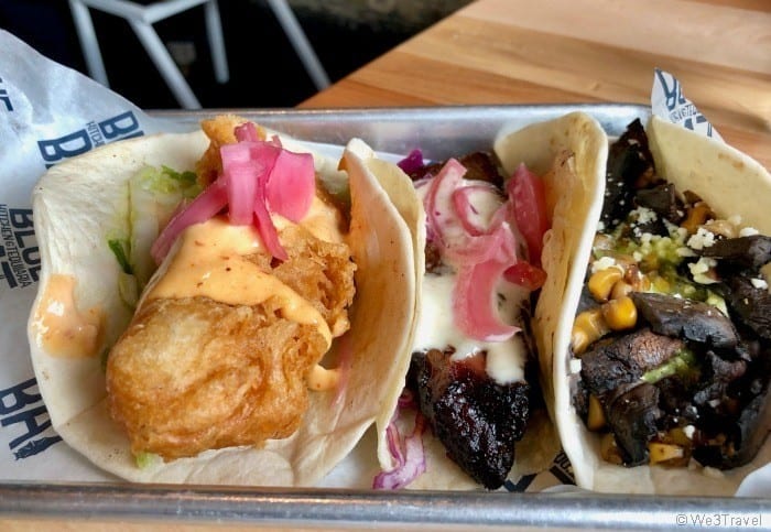 Blue Bat tacos