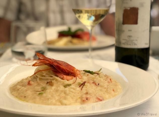 Shrimp risotto