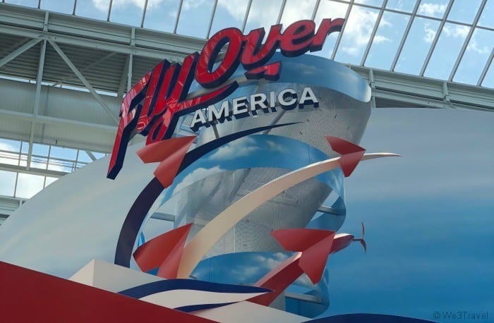 FlyOver America sign