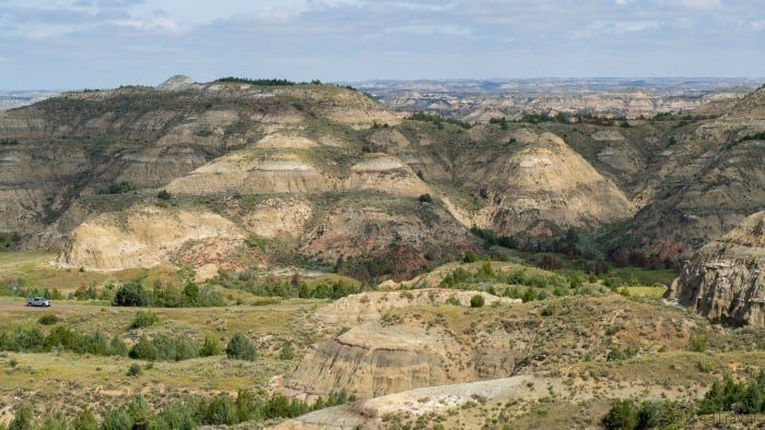 Badlands hills