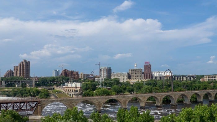 Stone Arch Bridge from theater