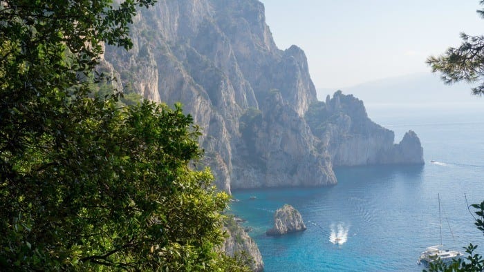 Capri cliffs