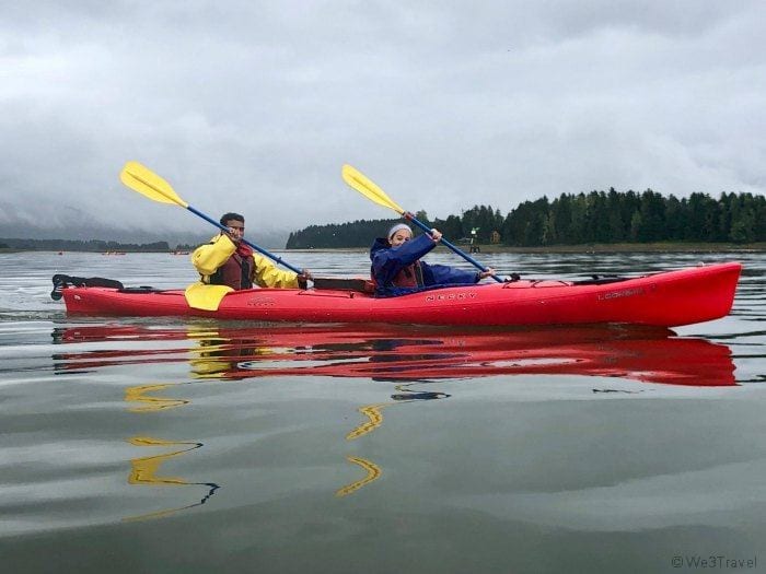 Sea kayaking in Juneau