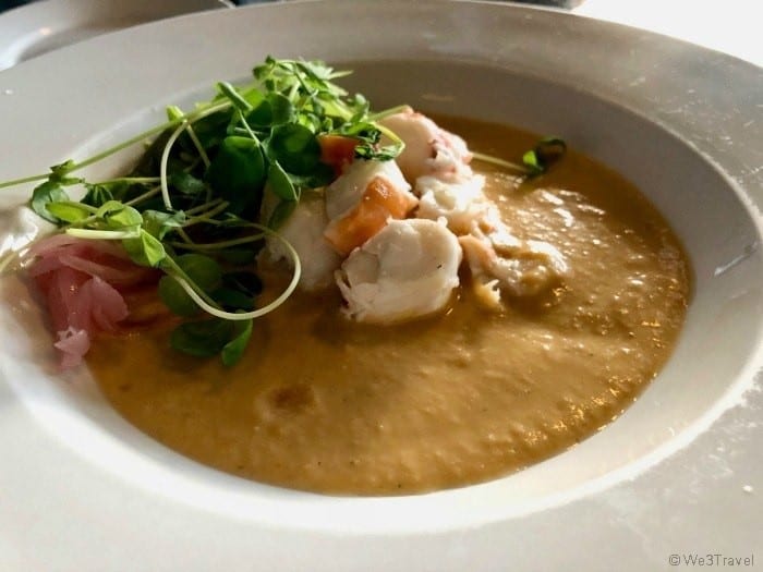 Parkers Bistro Lobster gazpacho