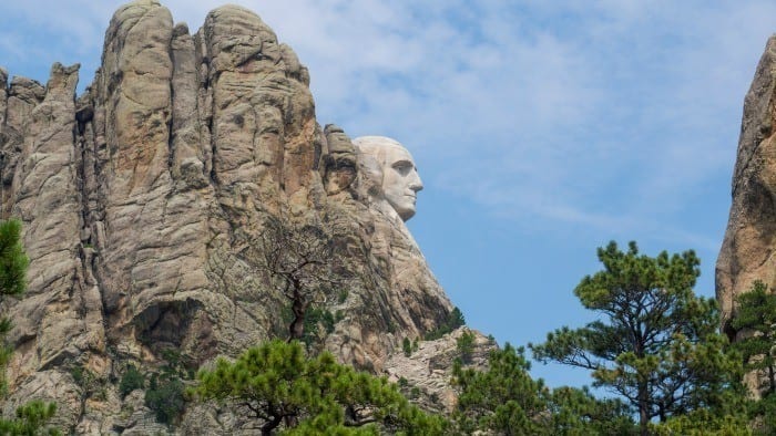 Mount Rushmore George Washington Profile