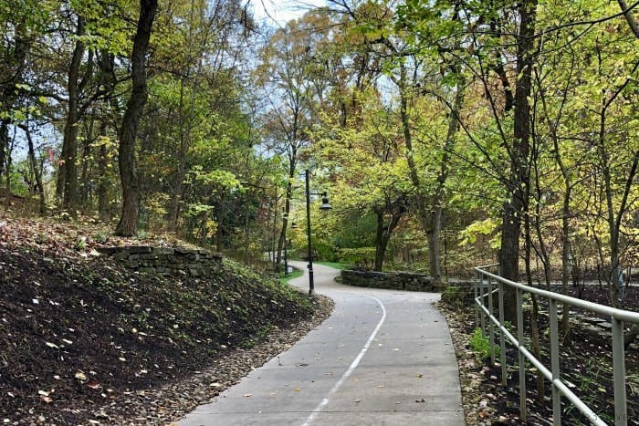 Bentonville bike path