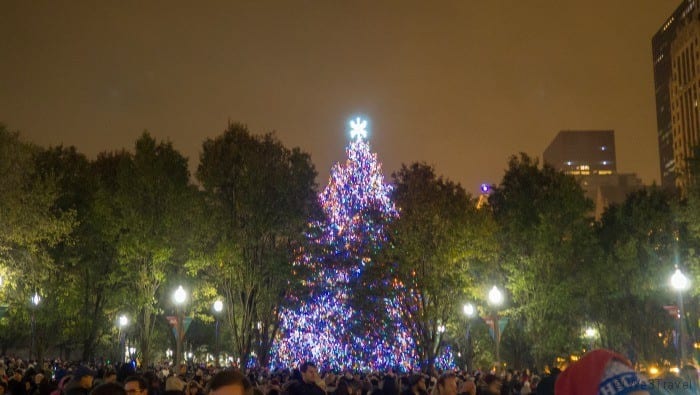 Chicago Christmas tree lighting