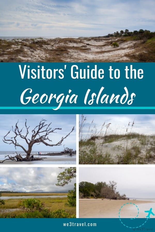 Visitors' Guide to the Georgia Islands: Tybee Island, St. Simons Island, Little St. Simons Island, Sea Island, Jekyll Island, and Cumberland Island. #georgia #goldenisles #jekyllisland #tybeeisland #stsimonsisland #cumberlandisland