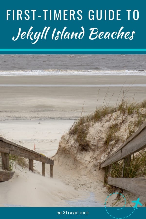 First-timers guide to Jekyll Island beaches - find out where to go on this Golden Isle off Georgia's coast including Driftwood Beach, Glory Beach, Great Dunes Beach Park and more. #jekyllisland #georgia #goldenisles