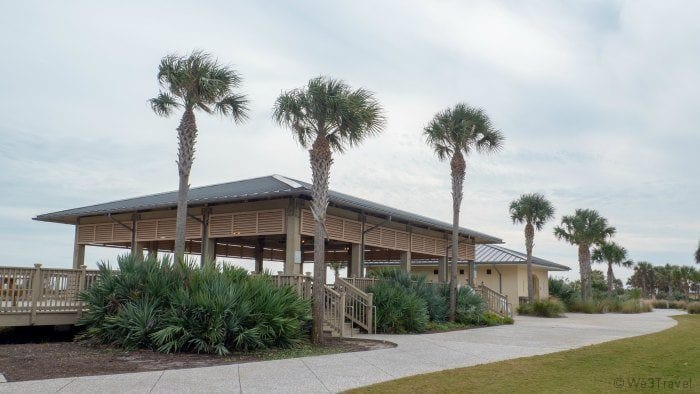 Great Dunes beach park gazebo