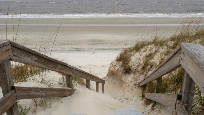 South Dunes Beach Park stairs