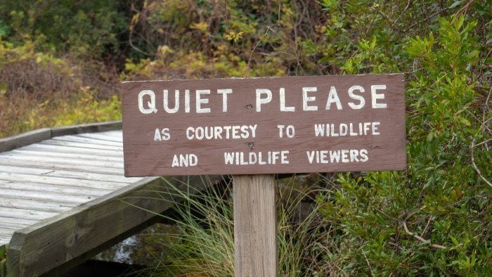 Wildlife sign