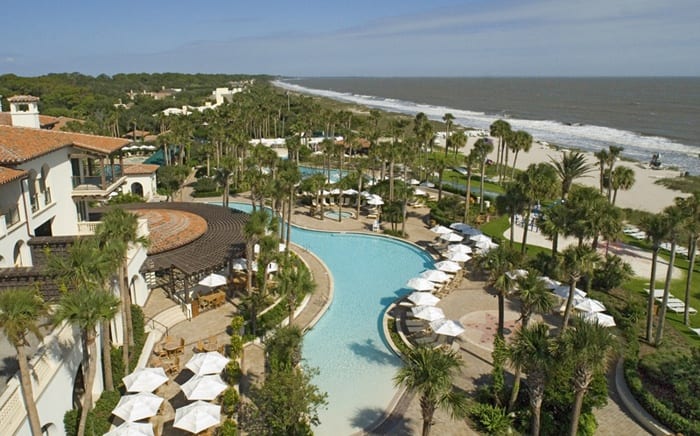 Sea Island beach club pools