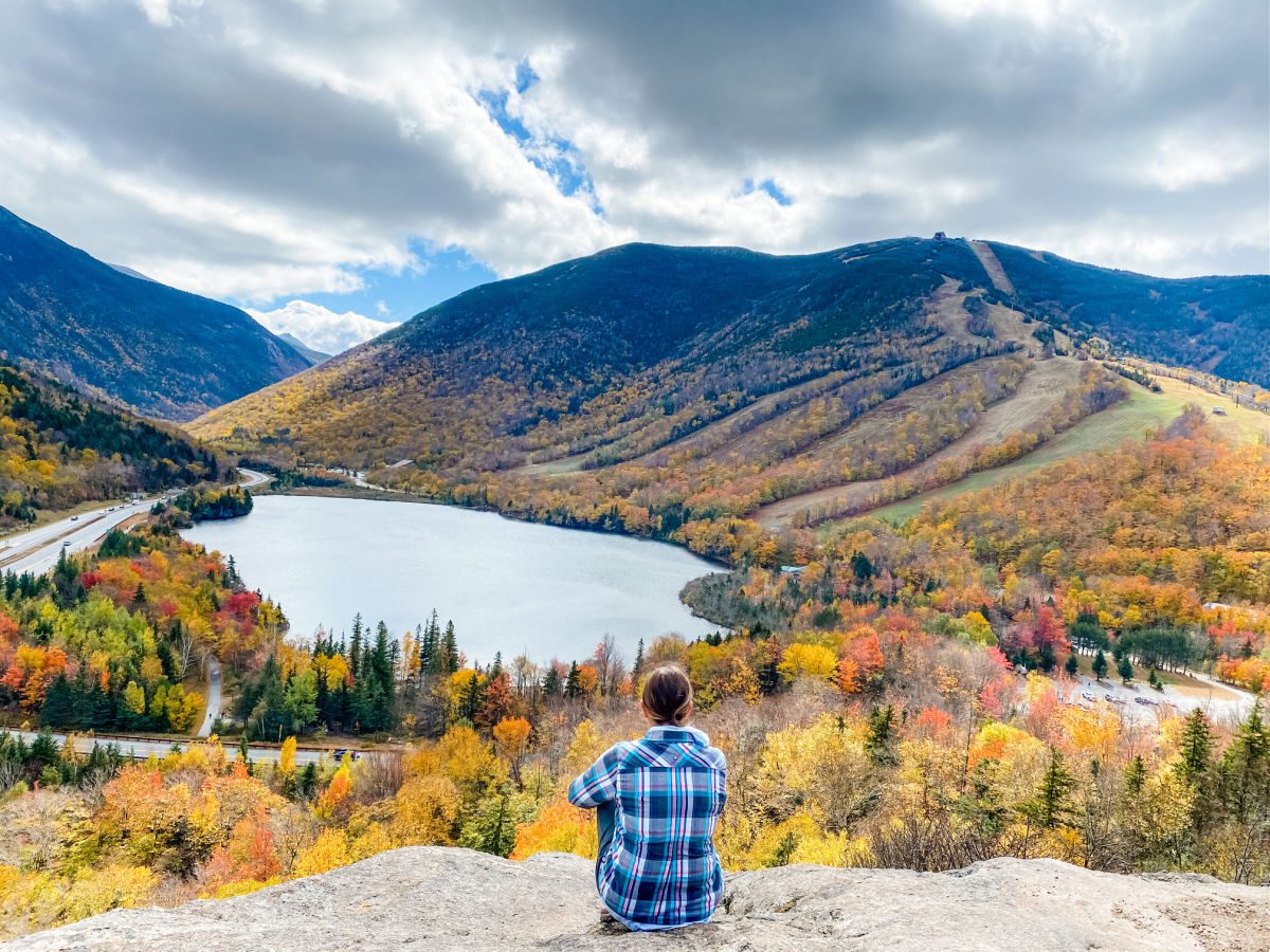 View from Artists Bluff in NH