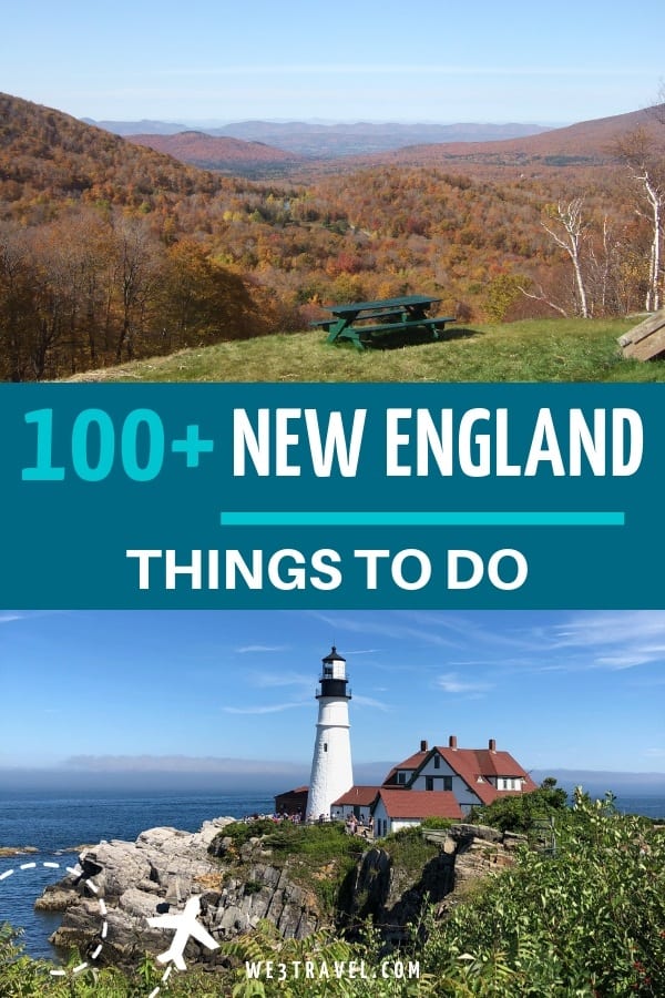 110 things to do in New England with kids. Get out and explore  Connecticut, Rhode Island, Massachusetts, Vermont, New Hampshire, and Maine. #newengland #familytravel