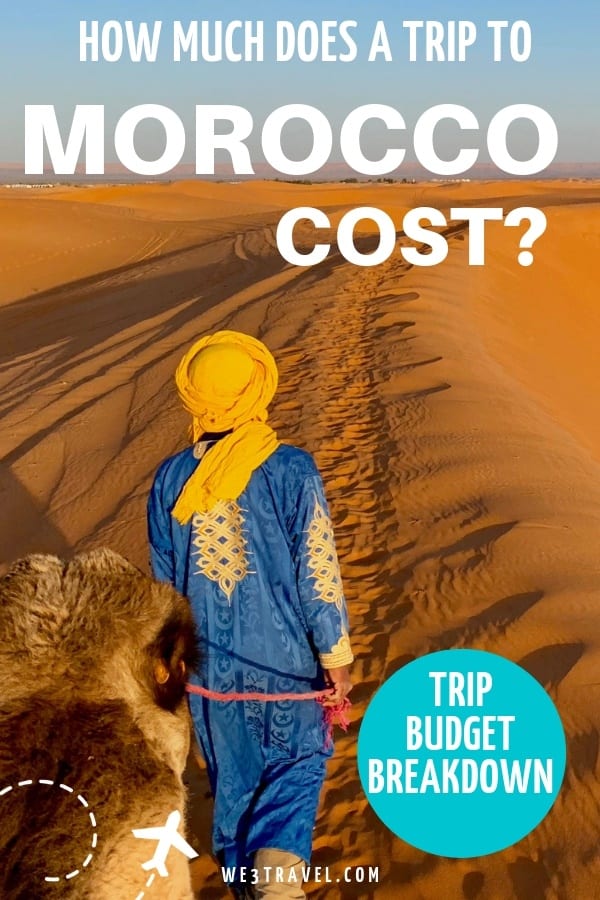 How much does a trip to Morocco cost? Morocco travel budget breakdown.