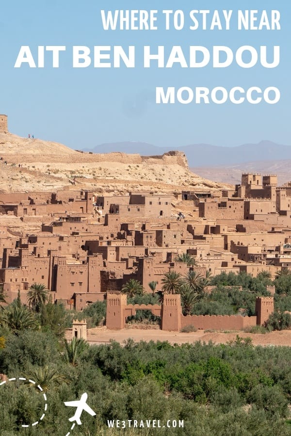 If you are traveling between Marrakech and Merzouga/ Erg Chebbi in Morocco, you will need to spend at least a night near Ait Ben Haddou kasbah. We highly recommend L'Ma Lodge in Skoura versus staying in the town of Ouarzazate. #morocco #ouarzazate #aitbenhaddou