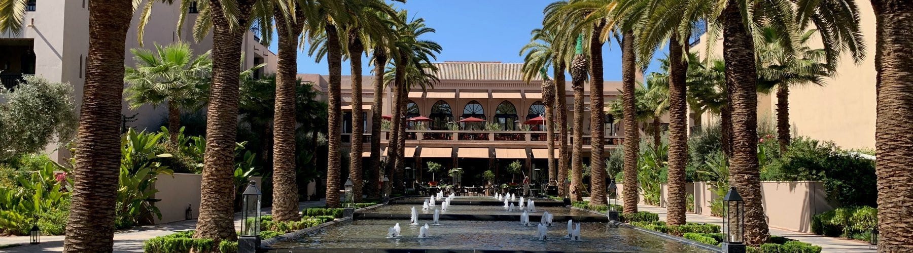 Four Seasons Marrakech fountain