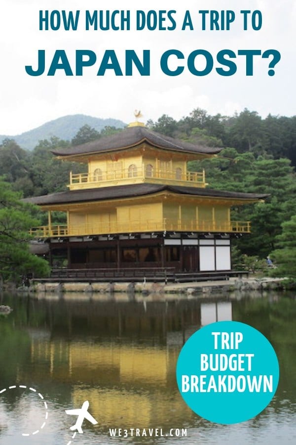 Find out how much a trip to Japan costs with this handy budget breakdown for travel to Tokyo and Kyoto including some money saving tips on where to stay and Japanese food. #japan #tokyo #kyoto #japantravel