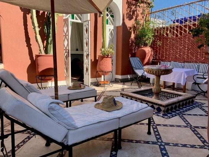 Riad Kaiss private terrace