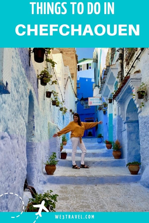Things to do in Chefchaouen, the Blue City of Morocco. #morocco #chefchaouen