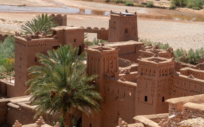 Kasbah in Ait Ben Haddou used as a setting for the fictional Yunkai in Game of Thrones