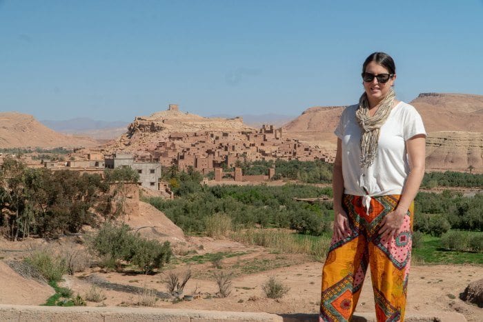 Tamara at Ait Ben Haddou