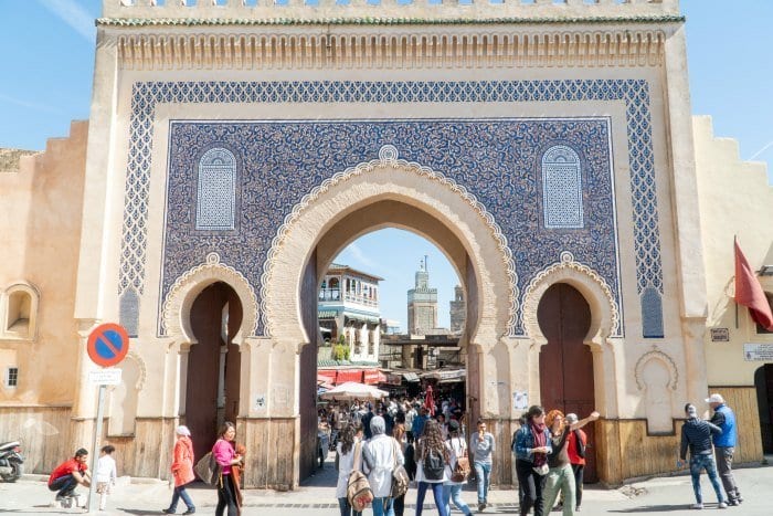 Blue Gate of the Fes Medina