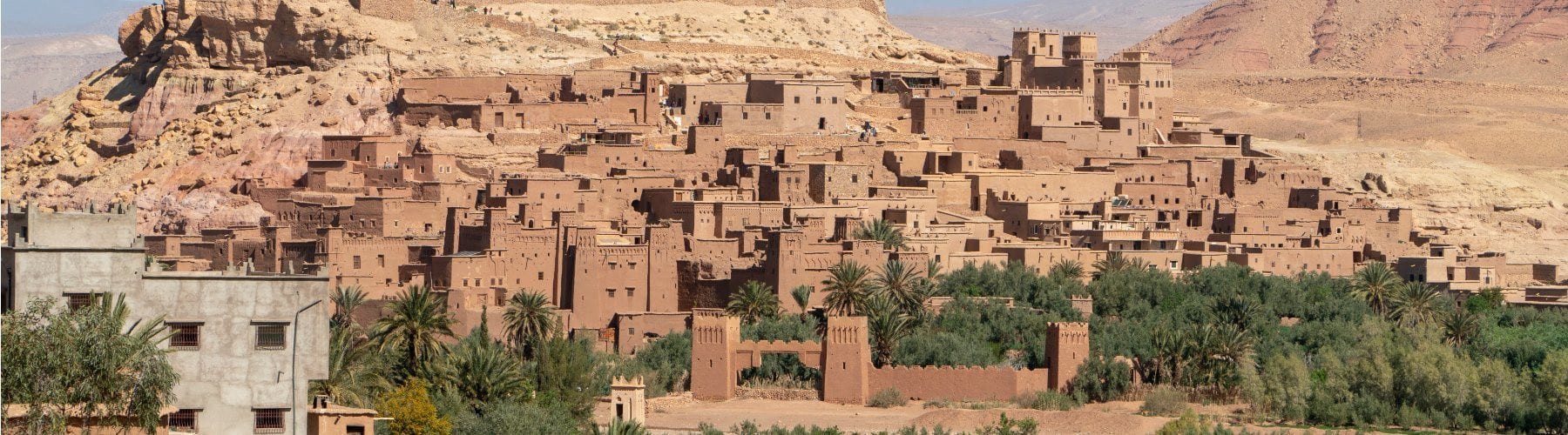 Eit Ben Haddou from a distance