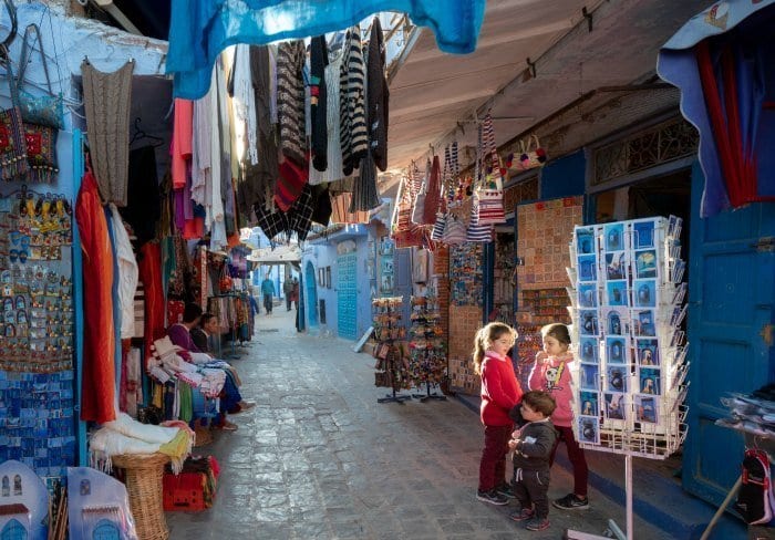 Girls in the souk