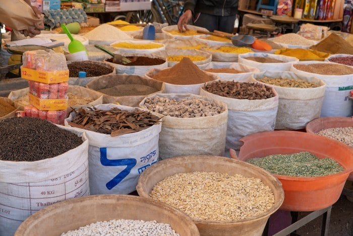 Spices for sale in Skoura