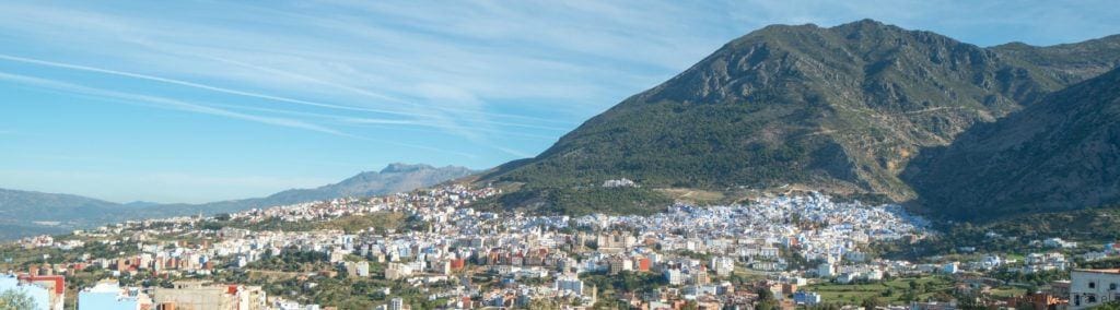 Chefchaouen from overlook