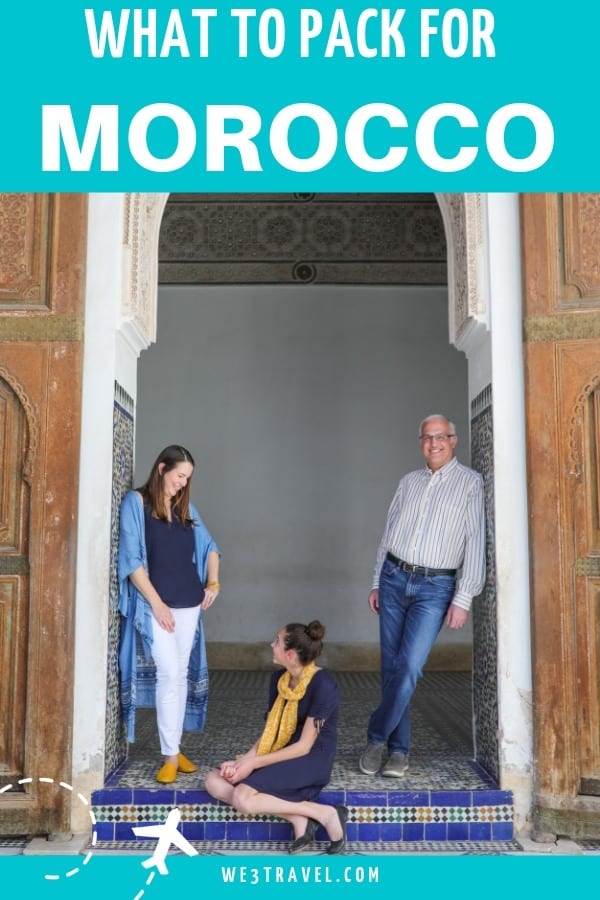 What to pack for a trip to Morocco in the spring, including tips on what to wear and where to shop. #morocco #travel #packingtips
