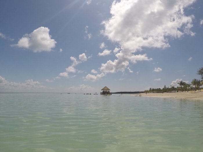 Floating bar on Chill Island