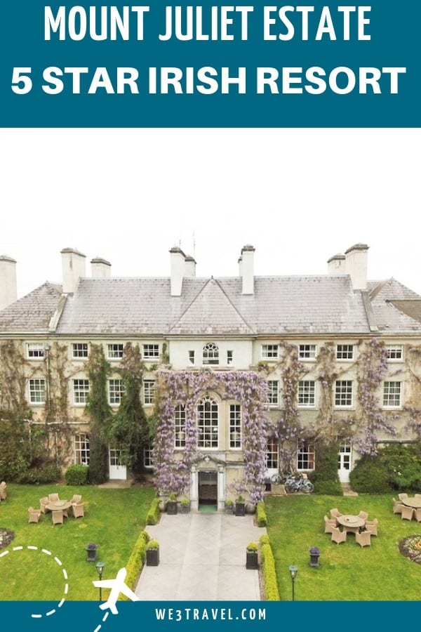If you are looking for a castle stay or to stay at a country estate in Ireland, then put Mount Juliet Estate near Kilkenny on your list. This luxury hotel ticks all the boxes for family or couple travel. #ireland #luxuryhotel