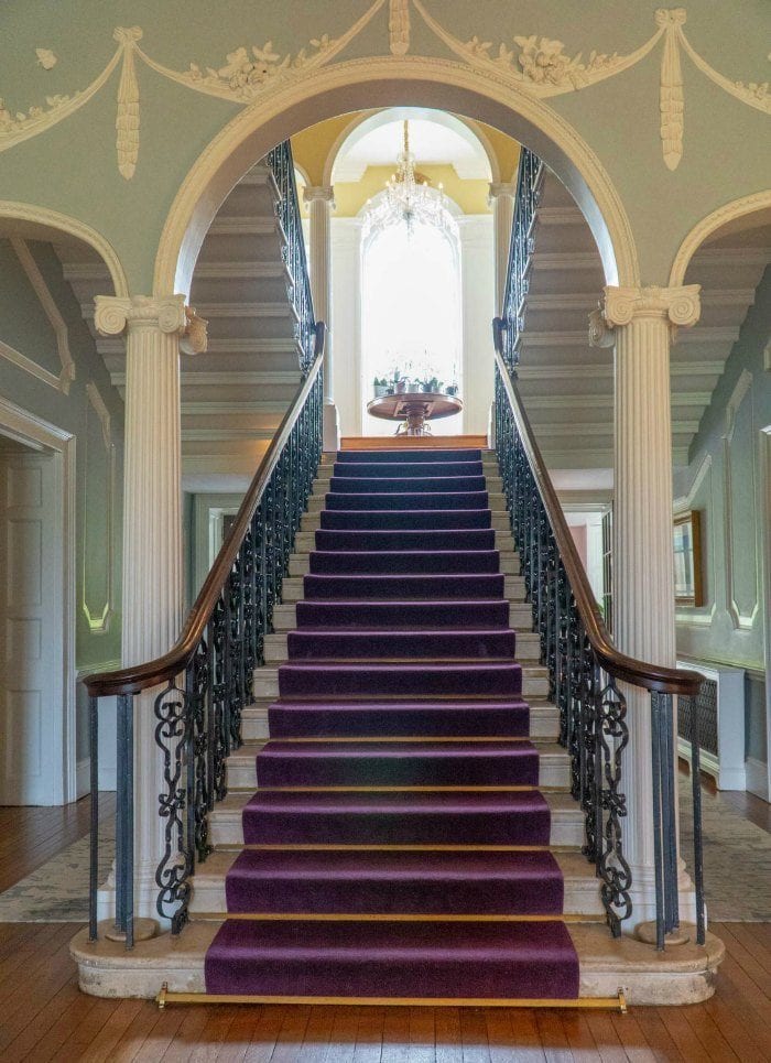 Mount Juliet Estate Manor house stairs