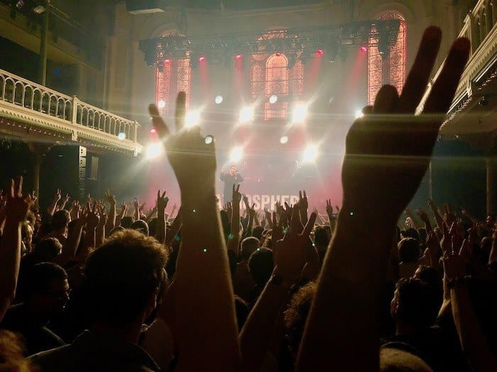 Rockin' out at the iconic Paradiso, a former church turned concert venue