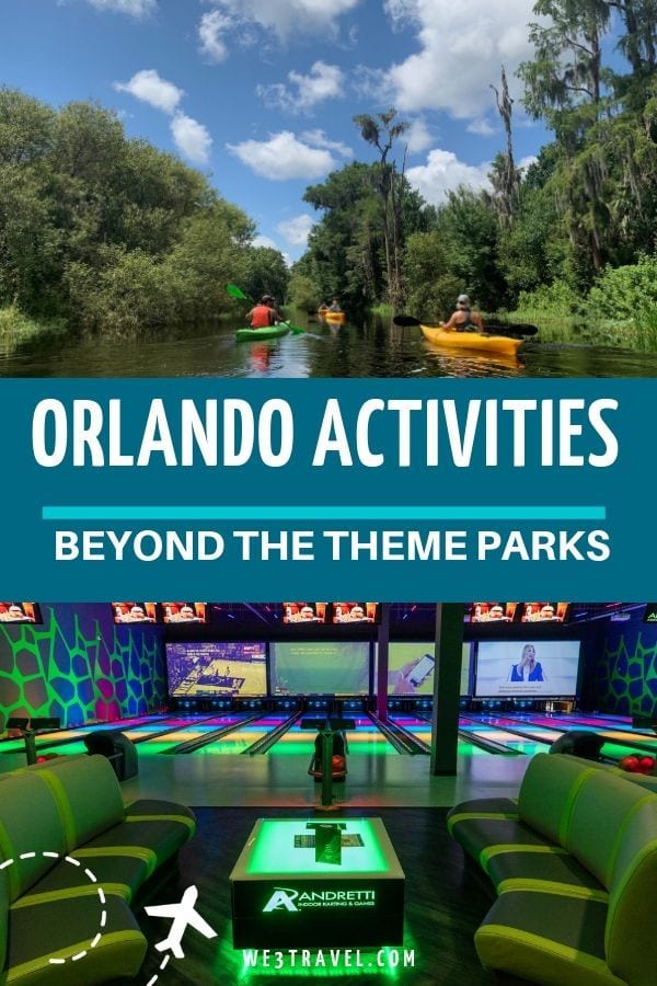 Orlando activities beyond the theme parks including attractions in Kissimmee, Orlando / International Drive, and Central Florida #florida #orlando