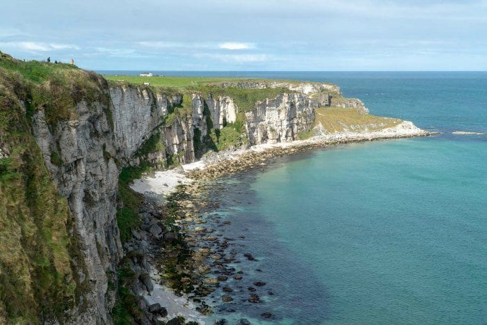 Carrick a rede cliffs Northern Ireland