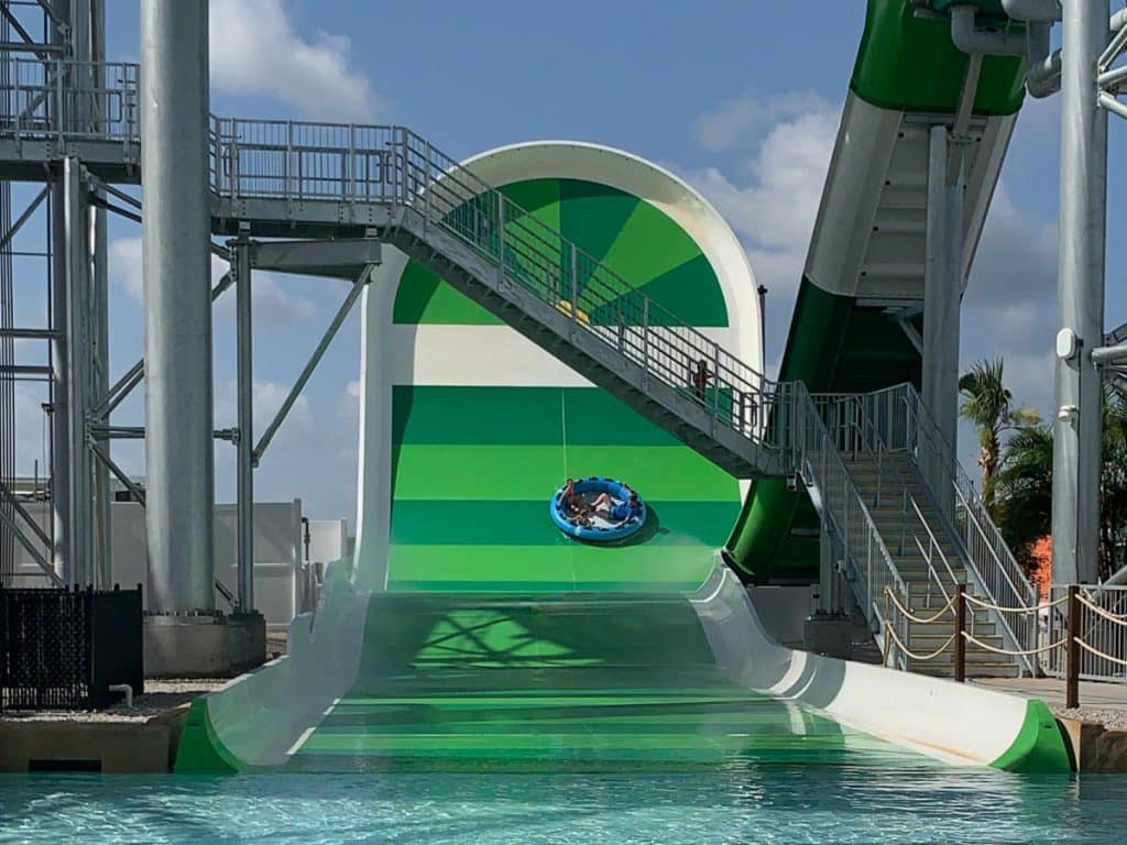 Island H2O water slide at the Margaritaville Orlando water park