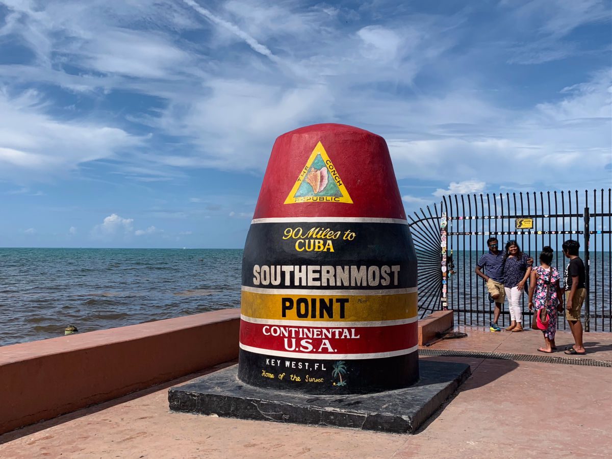 Southernmost point in the USA marker